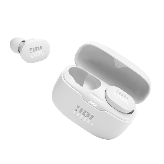 JBL Tune 130NC TWS - White - True wireless Noise Cancelling earbuds - Detailshot 6 image number null